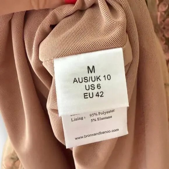 Bronx and Banco Megan Mini Dress in Rose Pink Medium (6 US) Women’s - Picture 6 of 12